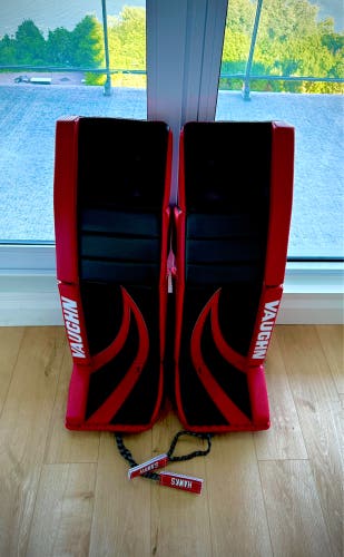34"+2” 2025 Vaughn V10 Pro Carbon Goalie Leg Pads (New Pro Stock Return from CHL).