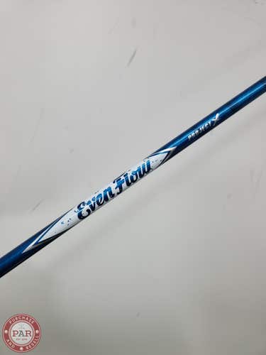 PROJECT X EVENFLOW BLUE DRIVER SHAFT STIFF 55G .350 TIP 43.75" VERYGOOD