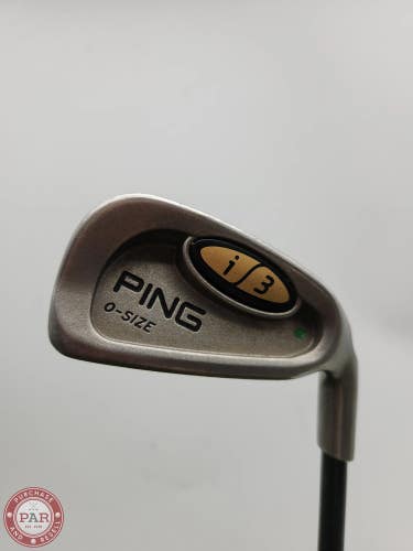 2000 PING I3 OS 4 IRON STIFF STOCK GRAPHITE 350 SERIES 38.75" (GREEN DOT) GOOD
