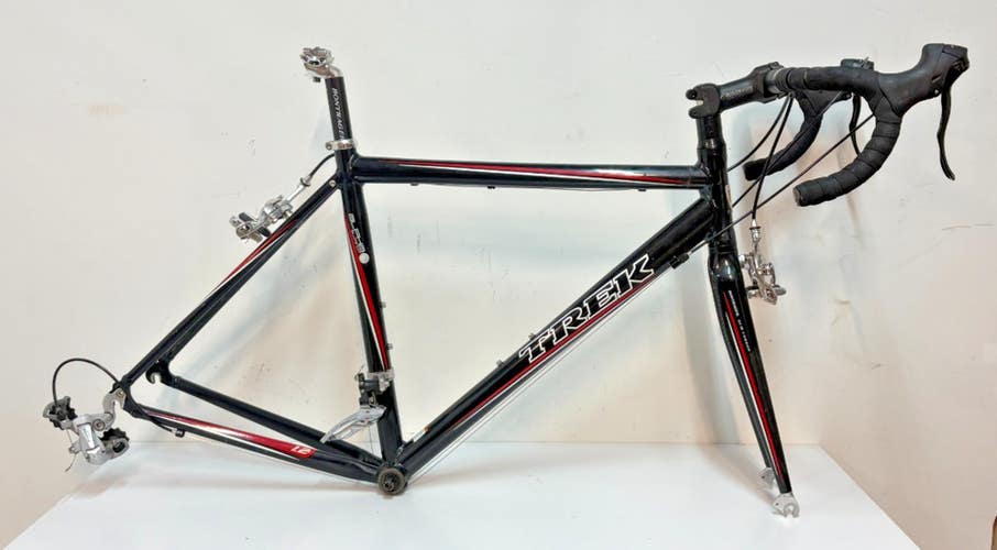 2008 Trek Alpha 1.2 51cm C-T Aluminum Road Frame Carbon Fork Sora 3x8 Drivetrain