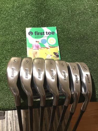 Prince Golf Thunder Sole TS Tour Series Irons Set 5-PW-SW Seniors Lite Graphite