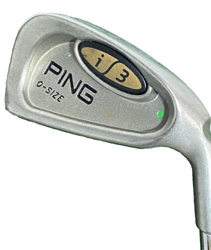 Ping i3 O-Size 1 Iron Green Dot 2-Up RH Cushin JZ Stiff Steel 40.5" New Mid Grip