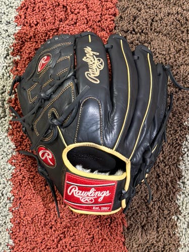 Rawlings Gold Glove Elite LH Pitcher's Baseball Glove 12" (Used)
