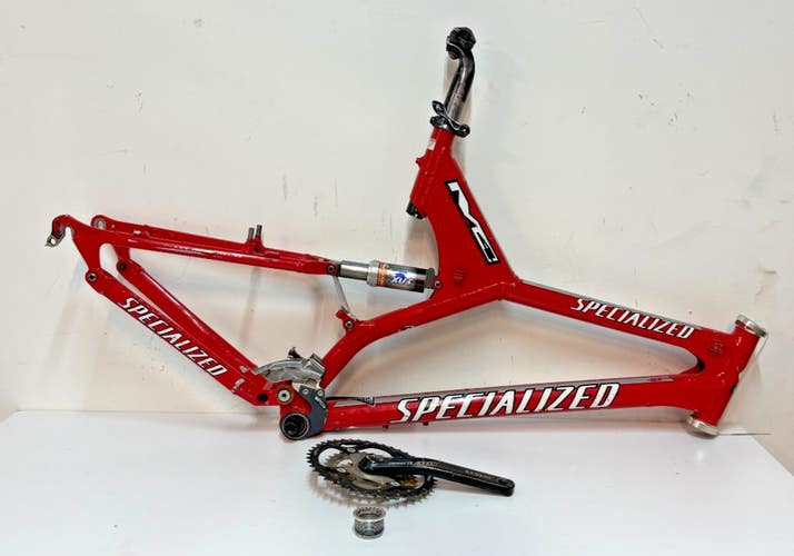 1999 Specialized S-Works 20.5" C-T M4 Aluminum Mtn Bike Frame Fox Vanilla ++