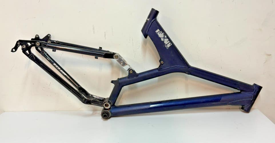 Vintage KHS FXT PRO 19.5" C-T Aluminum Full Suspension Mountain Bike Frame +BB