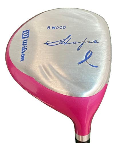 Wilson Hope Titanium 5 Wood 19* RH Ladies Graphite 41.5" Stock Grip AM&E HC Nice
