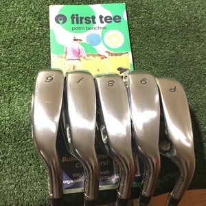 Taylormade R7 CGB Max RAC Irons Set 6-PW Seniors R7-55 Graphite (STD +1/2) READ