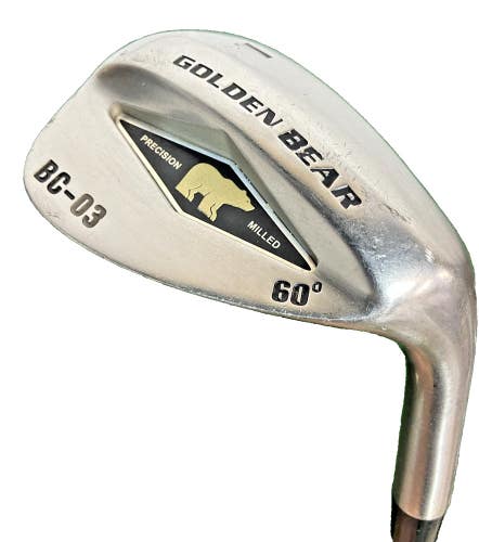 Nicklaus BC-03 Lob Wedge 60*10 RH Ultralight Stiff Steel 35" New Jumbo Grip Nice