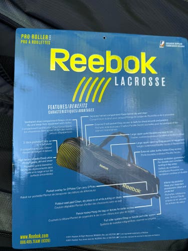 Reebok Lacrosse Pro Roller Bag (New)