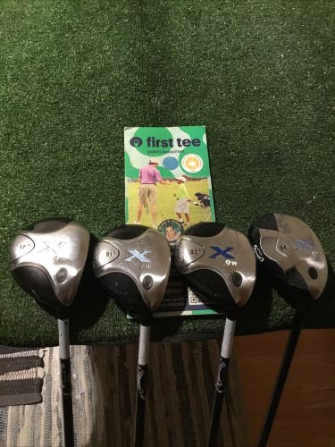Callaway Ladies X Woods & Hybrid Set (4W, 7W, 9W, 4H) Fujikura Gems 55 Graphite