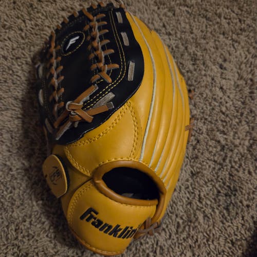 Franklin LH Fieldmaster Baseball Glove 12" Controled Fit Tech. Hand Formed Pocket