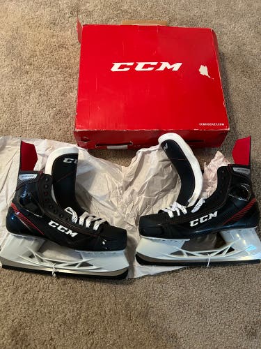 Black CCM JetSpeed FT455 Hockey Skates Regular Width 12 (New)