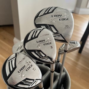 Women's Tour Edge Lady Edge Right Handed Clubs (Full Set) Ladies Flex 10 Pieces (Used)