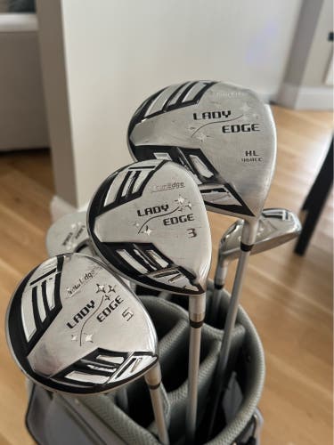 Women's Tour Edge Lady Edge Right Handed Clubs (Full Set) Ladies Flex 10 Pieces (Used)