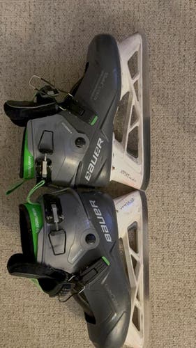 Bauer Konekt HF2 Hockey Goalie Skates Regular Width 7.5 (Used)