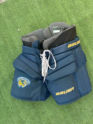 Intermediate Small Bauer Elite Hockey Goalie Pants | "Wolverines"