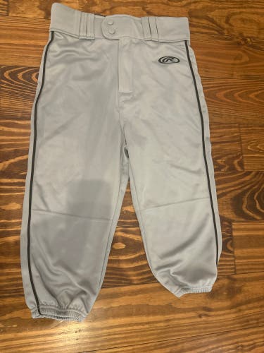 Gray Men's Small Adult Rawlings Game Pants (New)