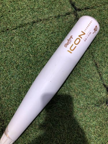 2024 Rawlings Icon Composite Bat USSSA Certified (-10) Composite 19 oz 29" (Used)