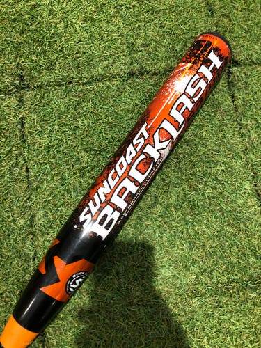2023 Suncoast Backlash2 End Loaded Bat (-6.5) Composite 27.5 oz 34" (Used)