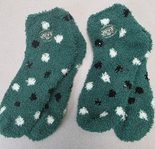 ST37 Mens NFL NEW YORK JETS Lot of 2 Crew Socks MEDIUM 5-10 NEW