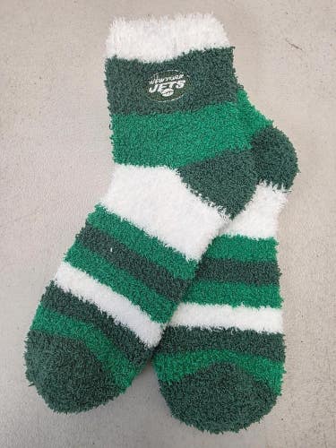 ST38 Mens NFL NEW YORK JETS Lot of 1 Crew Socks MEDIUM 5-10 NEW