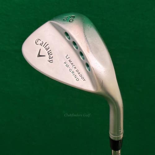 Callaway Mack Daddy PM Grind Chrome 60-10 60 Lob Wedge KBS Tour-V Wedge Flex
