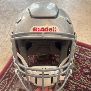Silver Youth Large Riddell SpeedFlex Helmet (Used)
