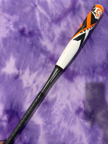 White 2024 Louisville Slugger Nexus Composite Bat (-12) Composite 19 oz 31" (Used)