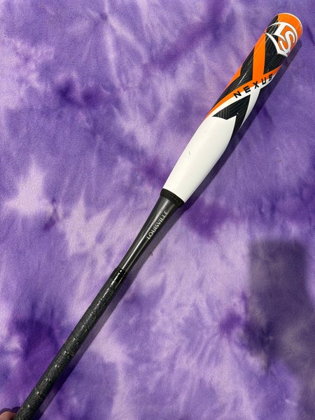 White 2024 Louisville Slugger Nexus Composite Bat (-12) Composite 19 oz 31" (Used)