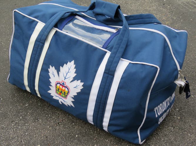 JRZ Toronto Marlies AHL Pro Stock Hockey Team Equipment Travel Bag Blue Coach Size