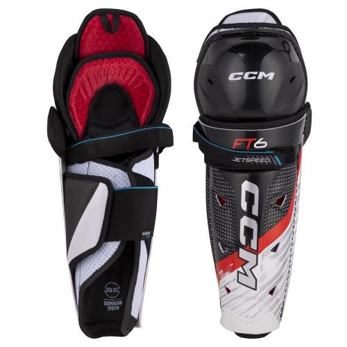 New Senior CCM JetSpeed FT6 16" Shin Pads