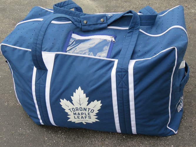 JRZ Toronto Maple Leafs NHL Pro Stock Hockey Team Equipment Travel Bag Blue Player Size