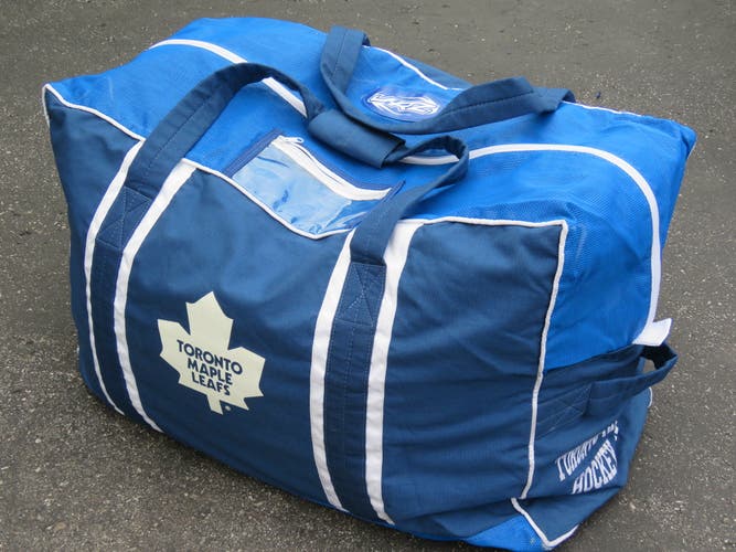 JRZ Toronto Maple Leafs NHL Pro Stock Hockey Team Equipment Player Travel Bag Mesh Blue