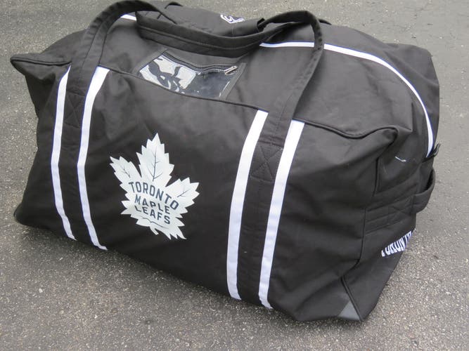 JRZ Toronto Maple Leafs NHL Pro Stock Hockey Team Equipment Player Travel Bag Black