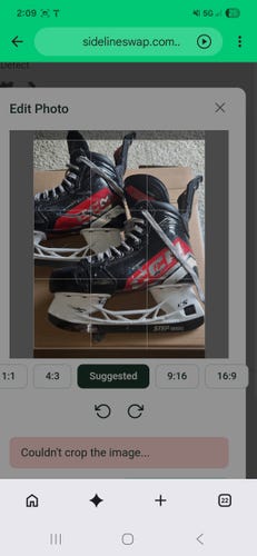 CCM JetSpeed FT6 Pro Hockey Skates Regular Width Size 4.5 (Used)