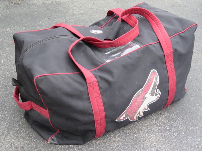 JRZ Arizona Phoenix Coyotes NHL Pro Stock Hockey Equipment Travel Bag Player Black