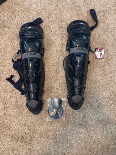 All Star System 7 Axis Catcher's Shin guards