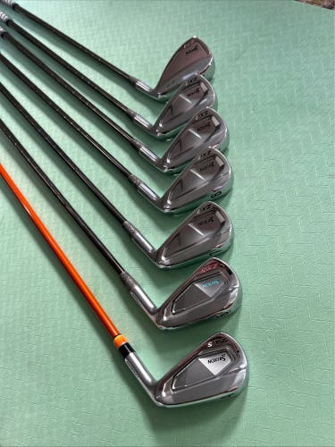 Custom Srixon ZXi5/ZXi7 combo Iron Set Nippon Luxury Black Modus 105X Extra Stiff Flex BB&F Ferrules