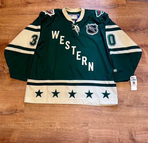 NWT CCM Dwayne Roloson 2004 NHL All Star Game Jersey Western Conference Wild XL