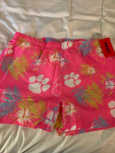 Clemson men’s swim board shorts xxl new