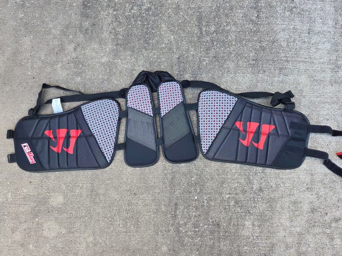 Warrior Fat Boy Box Lacrosse Rib & Kidney Pads – Excellent Condition