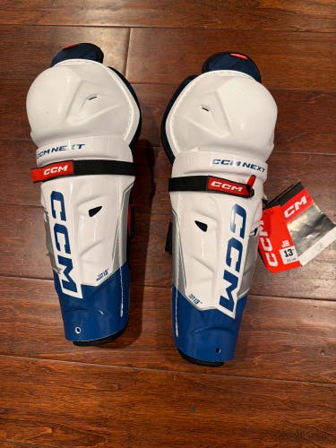 Junior CCM Next 13" Shin Pads (New)