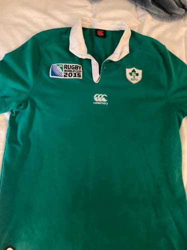 Men’s Ireland  rugby World Cup 2015 jersey size XL