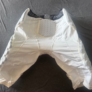 Nike Pro Combat Padded Compression Football Shorts – White – Size Large