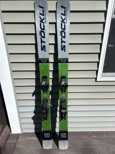 Stockli Stormrider 105 179 cm All Mountain Skis With Bindings (Used)