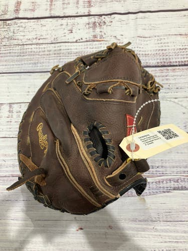 Brown Rawlings Renegade RH Catcher's Baseball Glove 33" (Used)