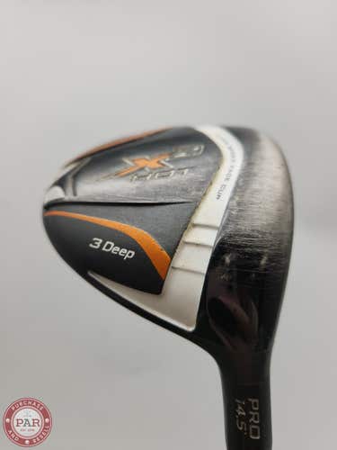 2013 CALLAWAY X2 HOT DEEP 3 WOOD 14.5* STIFF ALDILA TOUR ATX75 GOOD