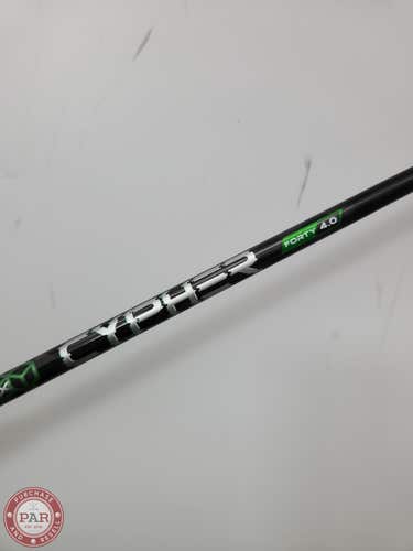 PROJECT X CYPHER GREEN FAIRWAY WOOD SHAFT LADIES 40G PXG TIP 41.75" VERYGOOD