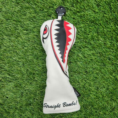 SHARK STRAIGHT BOMBS HYBRID HEADCOVER VERYGOOD