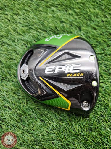 2019 CALLAWAY EPIC FLASH DRIVER 9* CLUBHEAD ONLY +HC VERYGOOD